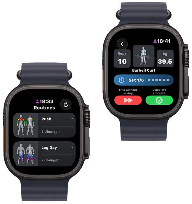 VigiGym on Apple Watch